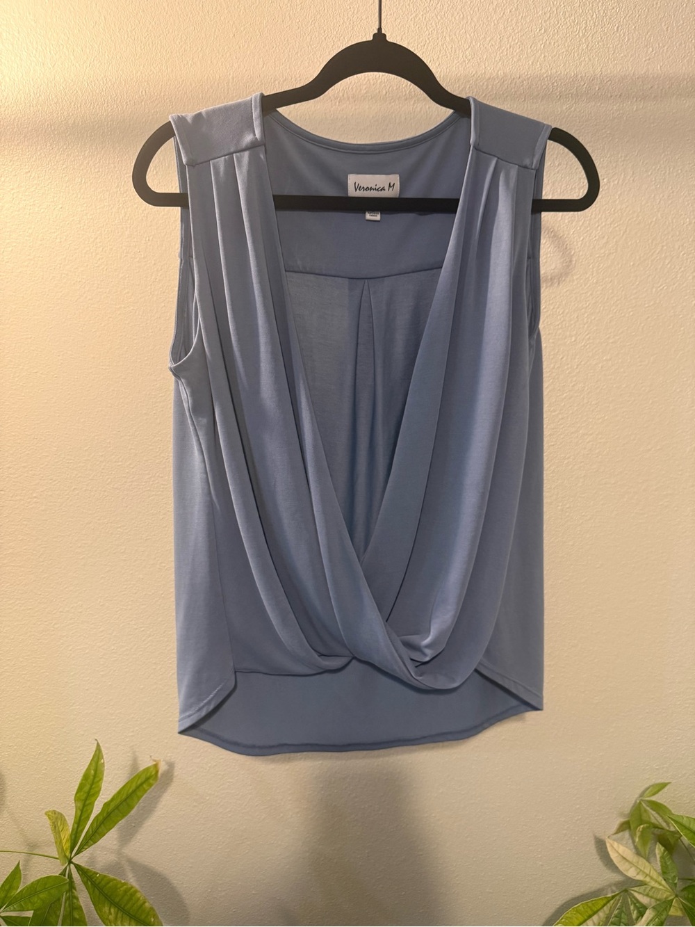 Veronica M Draped Sleeveless Top – Size Medium